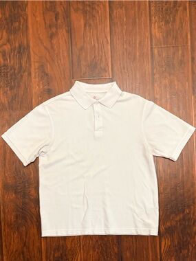 Target Class Club Polo Shirt Men’s Medium White Short Sleeve Golf Casual